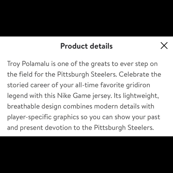 Pittsburgh STEELERS JERSEY POLAMALU RETIRED CONTOURED WOMENS CUT - Picture 16 of 16